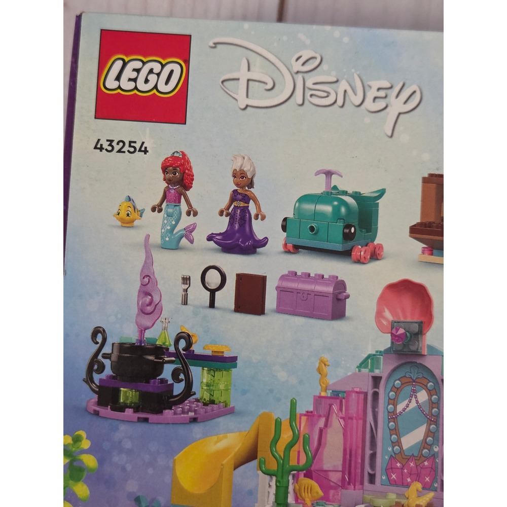 LEGO Disney Princess Ariels Crystal Cavern 43254 Ariel Ursula Flounder 141 Pcs - Picture 7 of 8